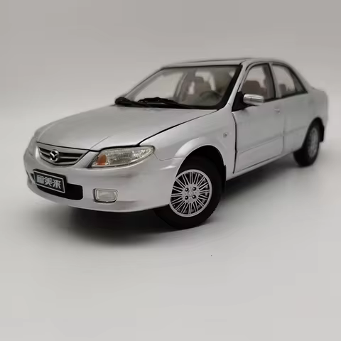 Die-cast 1:18 Scale Hainan Mazda Familia 323 Alloy Car Model Classic Souvenir Adult Hobby Collection