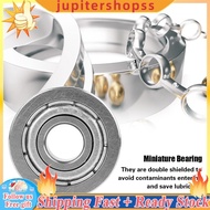 jupitershopss 10pcs F695ZZ Double-Shielded Miniature Flanged Ball Bearings 5x13x4mm for Skateboard W