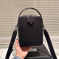 [High Quality]Luxury Bag for Women 1:1 New Saffiano Camera Bag Unisex Stylish Style Black Handheld S