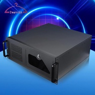 [deevoka] Heavy Duty 4U Rackmount Computer Chassis Steel Black Spacious Expansion Efficient Cooling 