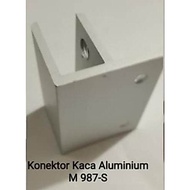 SIKU GLASS CLIP Clamp to Wall 90 Degree Angle Clamp GLASS to Wall Clamp Without Drilling Hole 90 Deg