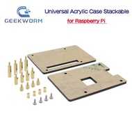 Raspberry Pi Universal Acrylic Case Stackable for Raspberry Pi 5 / Raspberry Pi 4 Model B / 3 B+ / 3