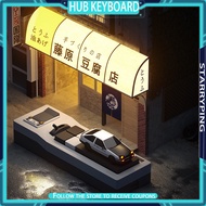 80Retros Autopad Automotive HUB Keyboard — Retro AE86 Desk Setup Theme