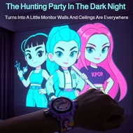 【Night Glow Projection】 Anime Themed LED Watch With Projection LED Watch/Projection Watch/Glow Watch