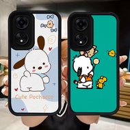 Q6 Pochacco soft Casing for OPPO A38 A18 A58 A98 A17 A60 A17K A78 5G