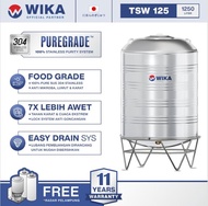 Tangki Air Stainless WIKA 1250 Liter TSW-125 / Toren / Tandon Stainless 304