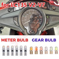 【Ready Stock】YAMAHA LC 135 v2/v3/v4/v5/v6/v7 METER GEAR LED BULB Tukar Lampu Meter LED Speed Gear Mentol Motor LC135 Mentol Meter T5 T10