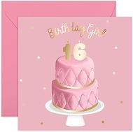 Central 23 - Cute Birthday Card for Girls - 'Birthday Girl' - 16th Birthday - Sweet Birthday Card fo