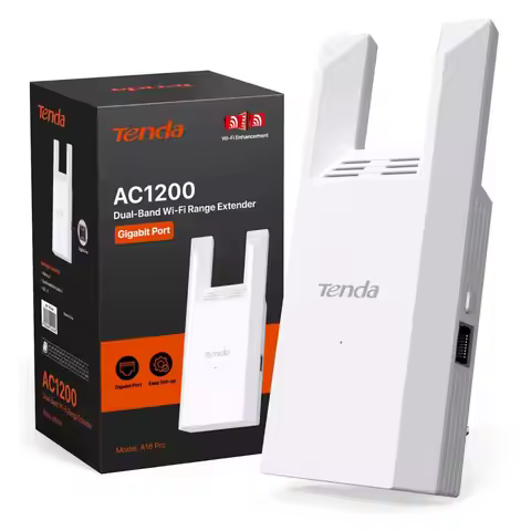 Tenda 1000Mbps Wifi Amplifier Dual band 2.4G 5G Repeater Network Expander Range Extender WiFi Signal