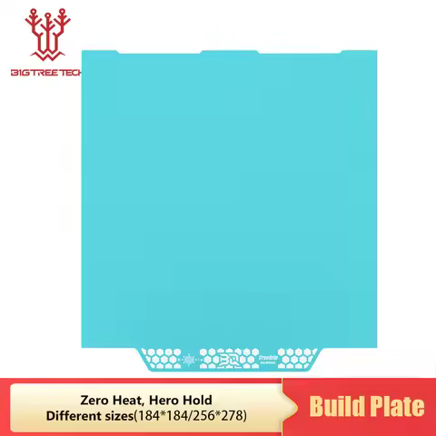 BIQU Panda Build Plate CryoGrip No Clog Zero Heat Spring Steel Double sided Textured for BambuLab A1