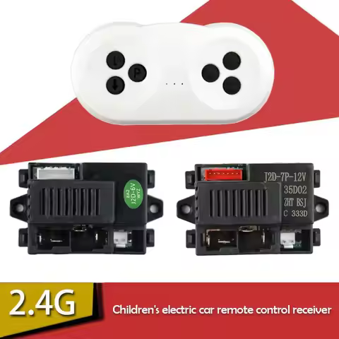 J2D-7P-12V Children's Electric Car Receiver Smooth Start 6V/12V Controller 2.4G Bluetooth Remote Con