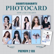 [2 SIDES] PC HEARTS2HEARTS PHOTOCARD - H2H - focus - STYLE - THE CHASE CONTENTS 9 (PCS) PREMIUM UNOF