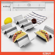 [EY] Restaurant Taco Holder Taco Rack Tray Holder Stainless Steel Taco Holder Stand Reversible 2 or 