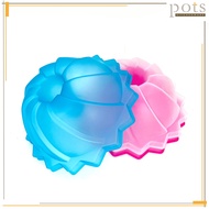 3pcs Spiral Flower Shape Plastic Jelly Cake Mold Pudding Mould Agar-Agar (6.5inch/8inch) - ECO8M