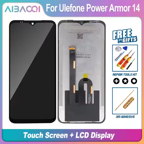 AiBaoQi Brand New For Ulefone Power Armor 14 Armor 14 Pro 6.52 Inch Touch Screen + LCD Display Assem