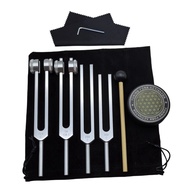 【BRAND NEW】 <br><br><br> Tuning Forks for Healing Set 128Hz 136Hz 256Hz 384Hz & Hockey Puck Activ