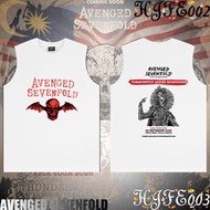 Baju A7x Retro Rock Band AVENGED SEVENFOLD ASIA TOUR 2026 Sleeveless Vest Printed Cotton Unisex Tee#