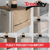 PLAIN DENIM FRIDGE COVER AESTHETIC CLOTH FRIDGE COVER/ MINIMALIST FRIDGE COVER/ FRIDGE COVER/ FRIDGE