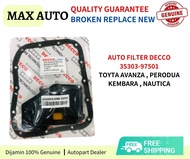 Auto Filter AFK-35303-97501 DECCO For Toyota Avanza Perodua Kembara DVVT Perodua Nautica Penapis M