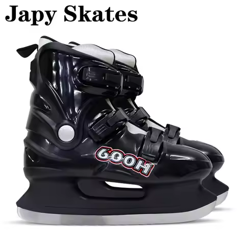 2024 Japy 600H Ice Skates Hard Boot Ice Hockey Shoes Adult Child Ice Skates Professional Hockey Knif