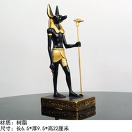 พิมพ์ภาพเทพสุนัข Anubis ของตกแต่งบ้าน รูปปั้นสุนัข รูปปั้นสุนัข ของที่ระลึกท่องเที่ยว ของตกแต่งบ้าน