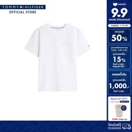 Tommy Hilfiger เสื้อยืด ผู้ชาย รุ่น MW0MW43212 YBR - สีขาว ทรง Relaxed Fit
