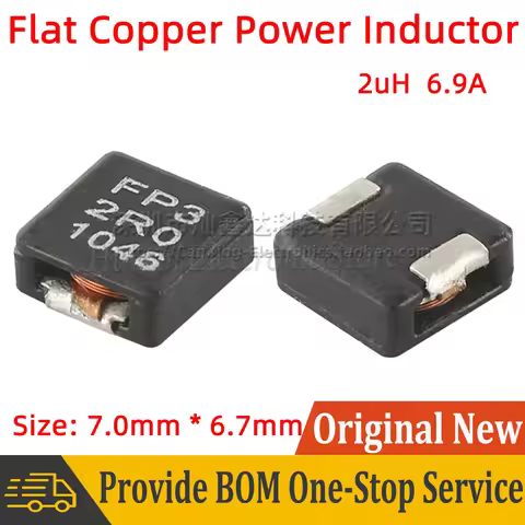 5pcs FP3-2R0-R FP3 2R0 SMD SMT Power Inductor Moulding Inductance 2uH 6.9A High Large Current Flat C