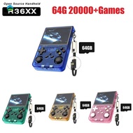 R36XX Handheld Retro Game Console 64G 20000+Games 3.5 Inch Screen WiFi Linux Portable Pocket Video P
