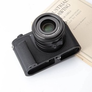 Q3 Ostrich Leather Protective Case Q Genuine Leather Half Case Q343 Half Bag Handmade Camera Bag for