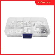 【WELV】230Pcs 2.0mm JST PH Connector Kit with 2/3/4/5 Pin Housing Plug Adapter Terminal