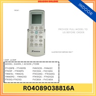 Genuine Daikin Original Remote Control Wall | Cassette | Exposed 1.0HP - 6.0HP DGS01 | ARC485A2 | BR