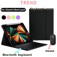 Key-board Leather Casing For Xiaomi Pad 7/7 Pro(11.2")/Xiaomi Pad 6/5/Pro(11")/Redmi Pad SE (11")/Re