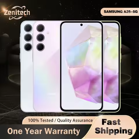 Original Samsung Galaxy A35 A356U 5G Mobile Phone NFC 6GB+128GB 120Hz 6.7'' 50MP+8MP+5MP+13MP Exynos