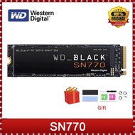 Lunmao Western Digital WD Black SN770 NVMe SSD 2TB 1TB 500GB โซลิดสเตทไดรฟ์เล่นเกมภายใน PCIe 4.0 M.2