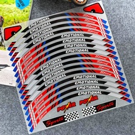 For YAMAHA Motorcycle YZFR1 YZF R1 YZF-R1 Logo Emblem Reflection Stickers Motor Cycle Wheel Inner St