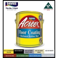 DAVIES 4 liters ACREEX Rubber Based Floor Paint