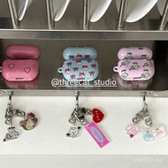 ins Cupid Bow Bear with a Girlish Charm pro 3Daifeilin earphone case is suitable for Apple1/2/3/4Gen