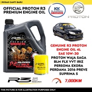 Genuine Proton P2 Semi Synthetic SAE 10W-30 10W30 Premium R3 High Performance Engine Oil 4L + Oil Fi