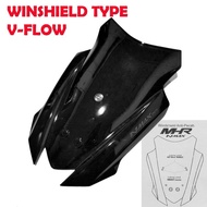Old NMAX/New NMAX Connected VFlow Original MHR Racing Bet Quality Visor Windshield Glass | Winsil N-