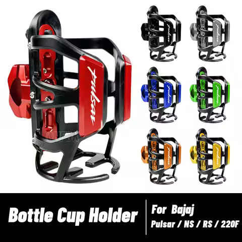 For Bajaj Pulsar NS400 NS250 NS200 NS160 RS400 RS200 Motorcycle drink bottle holder cage water cup h