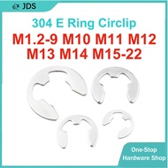 E-type Snap Ring | 304 Stainless Steel Open Snap Ring |  E-type Buckle M1.2-M22 【JA-MY-2】