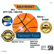22cm Rubber Basketball Kids Toy Rubber Basketball Kids