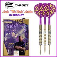 Target Luke Littler G1 Prodigy 90% Tungsten Swiss Point Steel Tip Darts Dart Arrow Set