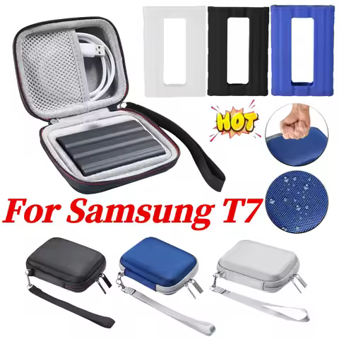 Hardshell Case Shockproof External Hard Drive Bag Anti-Scratch Portable Storage Bag for Samsung T7 S