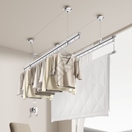 Hand Lifting Clothes Hanging System Ceiling Mounted Lifting Clothes Hanger Lifting Drying Rack Ampia