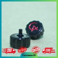 HITAM Alexandre Christie AC 7.3 x 3.9 mm Black Round Crown Knob