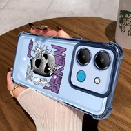 Casing Hp for Infinix Smart 7 Smart 7 HD Case Cyberpunk Kasing Prevents falls from the height of air