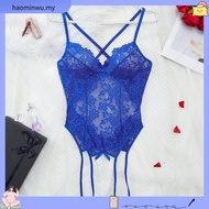 Seductive Ababoon lace one-piece pajamas set exported to the UK, color number 02