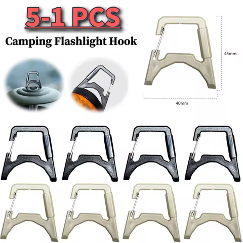 For GZ Camping Flashlight Hook Multifunctional Camping Torch Hook Portable Camping Lantern Buckle fo