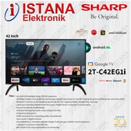 SHARP GOOGLE TV 42 INCH ANDROID 11 DIGITAL 2T-C42EG1